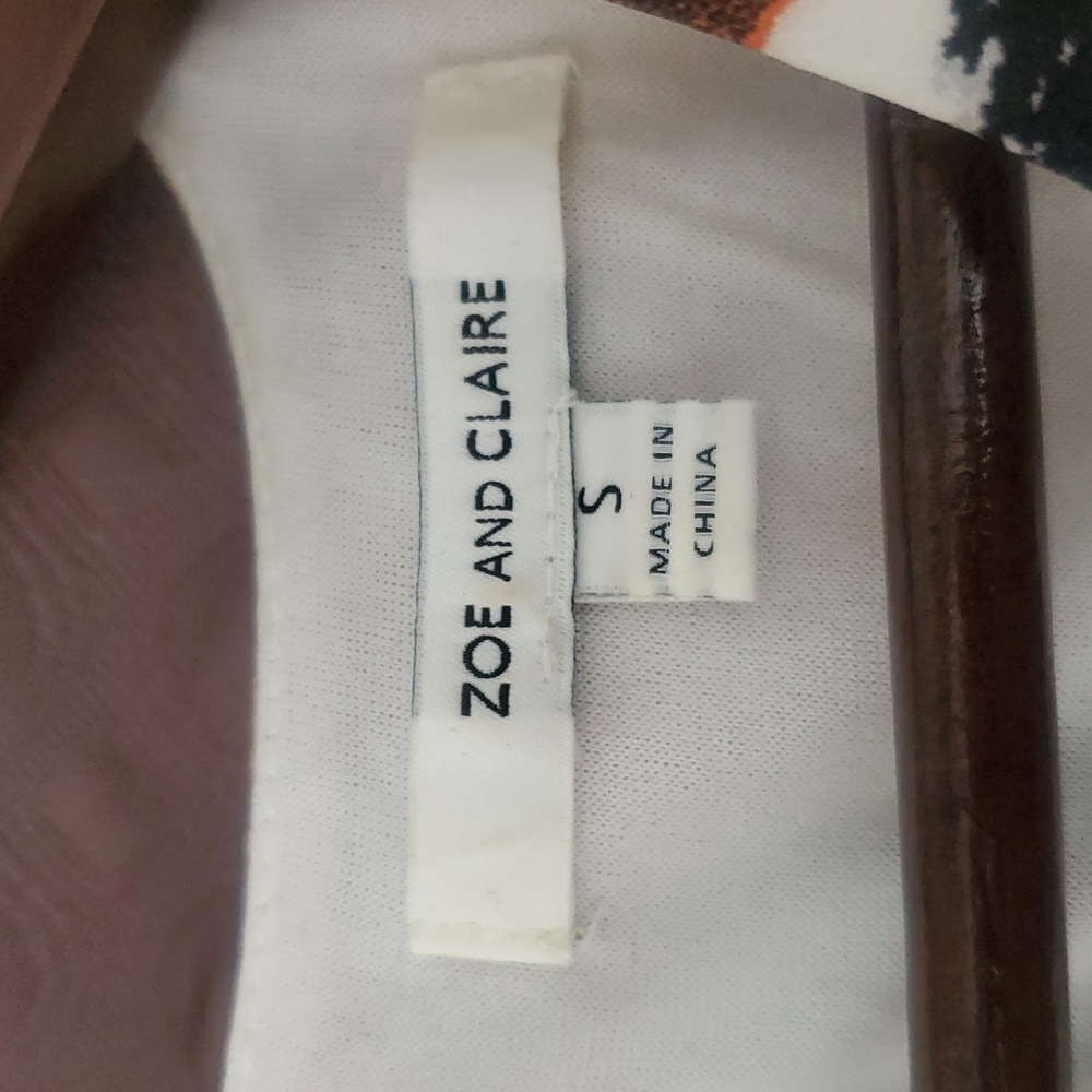 Zoe and Claire midi dress, size small S side Slit - Picture 3 of 8